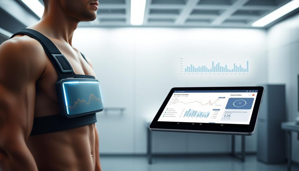 AI & IoT Athlete Health Monitoring Graphic