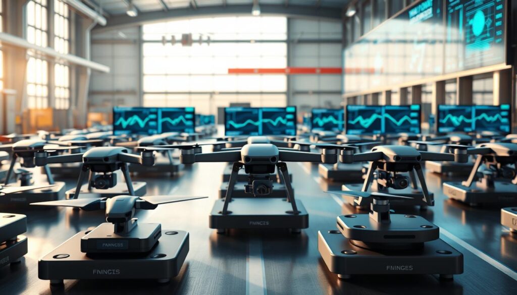 AI drone fleet tracking, IoT drone health monitoring, autonomous logistics drone