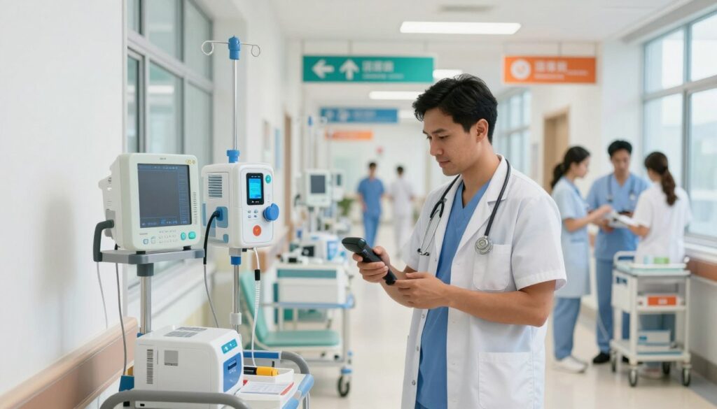 hospital equipment tracking solution