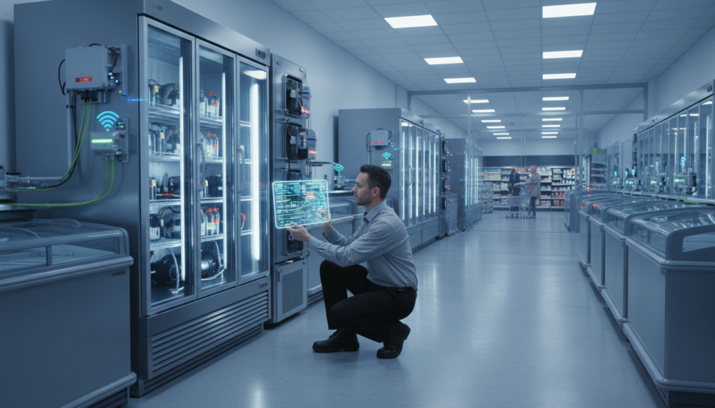 predictive maintenance technology sensors monitoring refrigeration equipment